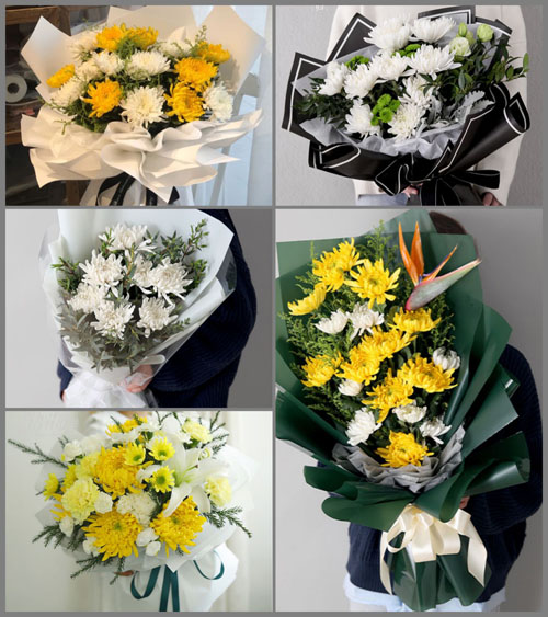 四川成都双流区胜利镇花龙村白事花束代送